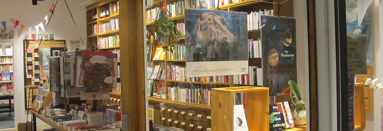 Blick in die Buchhandlung