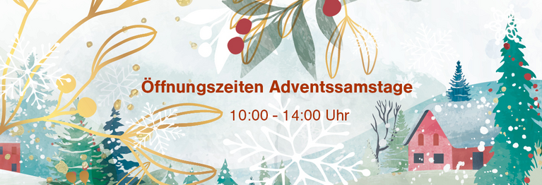 Unsere Öffnungszeiten in der Vorweihnachtszeit