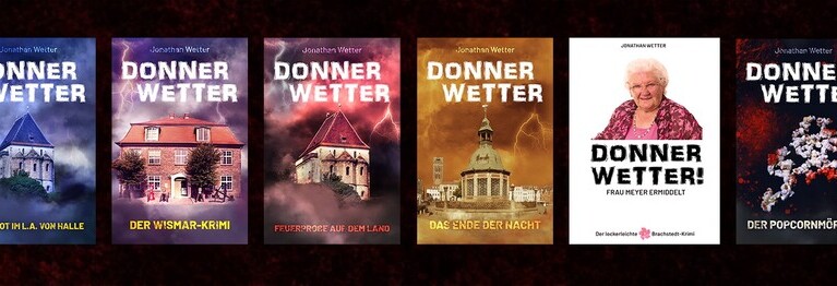 alle Donnerwetter Krimis mit Cover von Jonathan Wetter