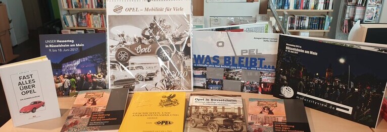 Entdecken Sie Rüsselsheim in Wort und Bild.
Geschichte, Geschichten und Wissenswertes um die Stadt selbst sowie Rüsselsheims wichtigste Firma: Opel.