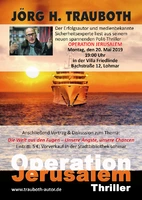 Thriller-Lesung Jörg Trauboth aus `Operation Jerusalem´.
