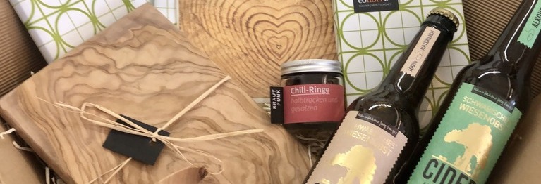 Überraschen Sie Ihre Lieben mit unseren geschmackvollen Geschenkkörben. Oder soll es lieber eine Wunschkiste für den Geburtstag sein?