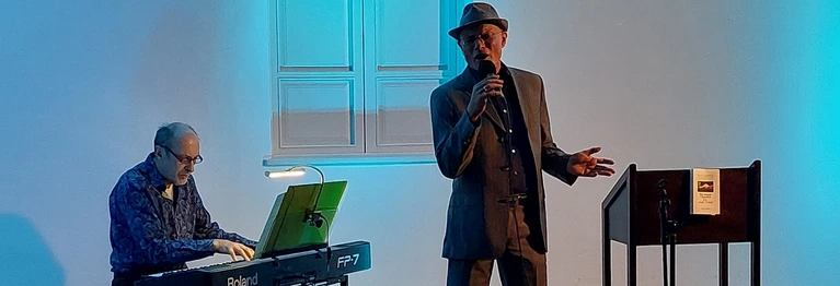 Frank Heibert im Literaturhaus