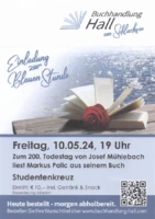 Einladung zur Blauen Stunde - Studentenkreuz - Lesung mit Markus Palic