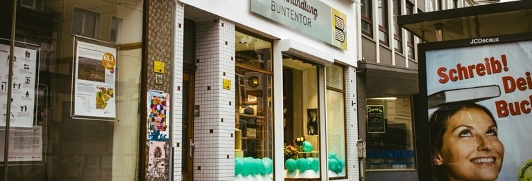 Buchhandlung Außenansicht