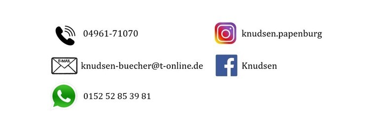 Auf unseren Social Media-Kanälen laden wir regelmäßig Buchempfehlungen und aktuelle Geschenktipps hoch. Schauen Sie doch mal vorbei!