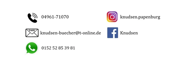 Auf unseren Social Media-Kanälen laden wir regelmäßig Buchempfehlungen und aktuelle Geschenktipps hoch. Schauen Sie doch mal vorbei!