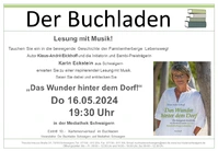 Das Wunder hinter dem Dorf - Lesung mit Musik