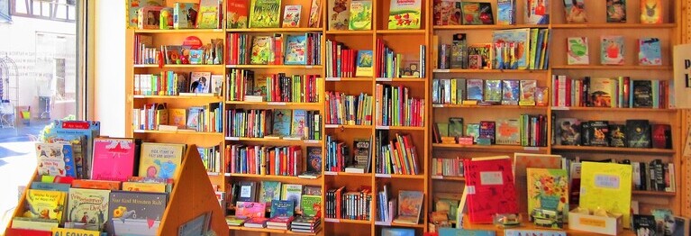Innenanschicht Laden, Kinder- und Jugendabetilung