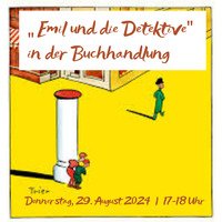 „Emil und die Detektive“  in der Buchhandlung