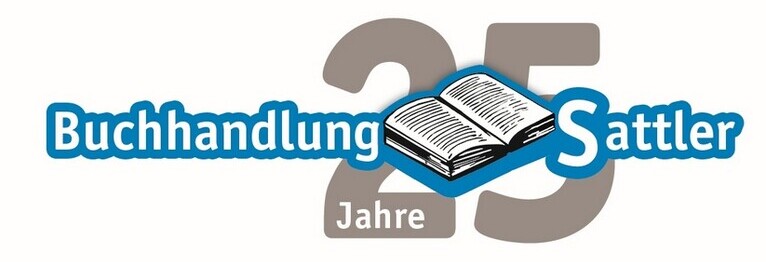 Unser Logo 25 Jahre Buchhandlung Sattler