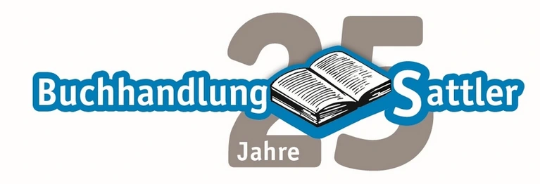 Unser Logo 25 Jahre Buchhandlung Sattler