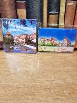 Magnete Lauf an der Pegnitz, 1 Aquarell, 1 Foto