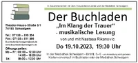 Im Klang der Trauer - musikalische Lesung