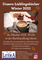 Unsere Lieblingsbücher Winter 2022