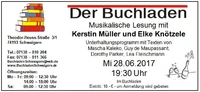 musikalische Lesung mit Kerstin Müller und Elke Knötzele