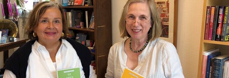 Barbara Goerlich war in der SchönBuchHandlung zu Gast und hat ihr neues Buch "111 Orte in und um Reutlingen, die man gesehen haben muss" vorgestellt und signiert. Die Autorin lebt zwar in Frankfurt, kennt sich in unserer Gegend aber bestens aus, da sie Reutlinger Wurzeln hat.