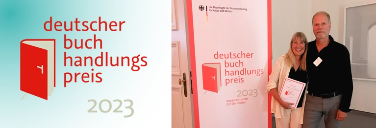 Wir sind stolz! Paul und Paulinchen erhielt den Deutschen Buchhandlungspreis 2023 als eine der 8 besten Buchhandlungen Deutschlands. Feiern Sie mit uns am 06.10.2023, 17-19 Uhr, in unserer Buchhandlung!