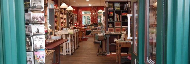 Eingang der Buchhandlung