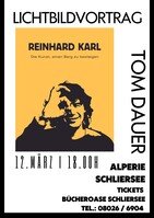 Lichtbildvortrag// Tom Dauer liest: Reinhard Karl: Die Kunst einen Berg zu besteigen