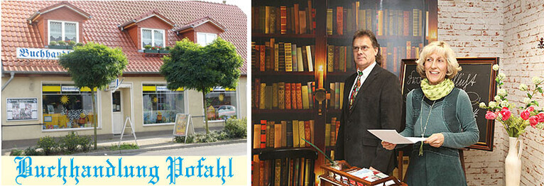 Wir begrüßen Sie herzlich in unserer Buchhandlung Pofahl in Torgelow und freuen uns auf Ihren Besuch...
