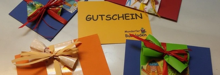 Sie suchen noch ein Geschenk ?.... wie wäre es mit einem Gutschein Ihres ´Maxdorfer Buchladens´ von nebenan :-)... Sonnige Grüße von Ihrem Maxdorfer-Buchladen- Team