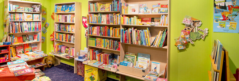 Kinderbuch-Abteilung im 1. OG