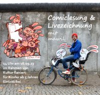 Lesung und Livezeichnung mit mawil