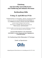 Inwendig Auswendig lernen mit Johannes Hermann