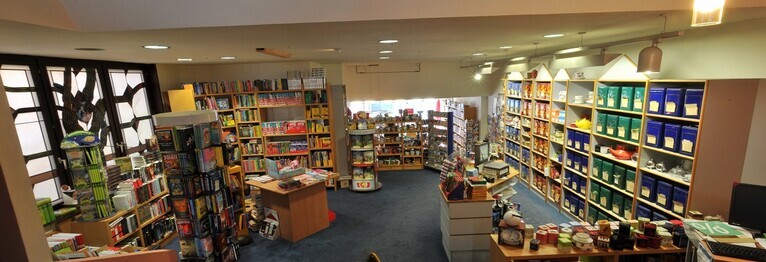 Blick in die Buchhandlung