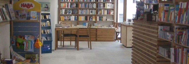 Blick in die Buchhandlung