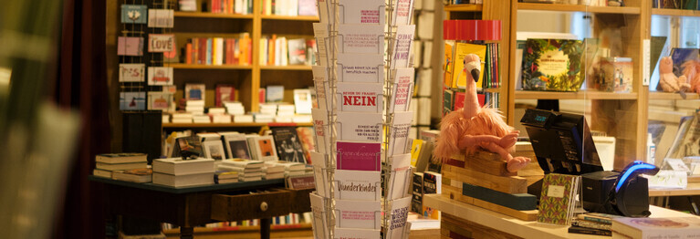 Blick in den Buchladen