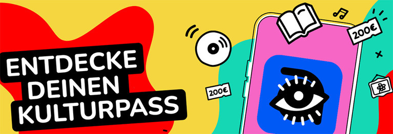 Du wirst 2024 endlich 18 Jahre alt? Dann gibt es mit dem Kulturpass ein 200 Euro Kulturbudget - etwa für Bücher bei uns!