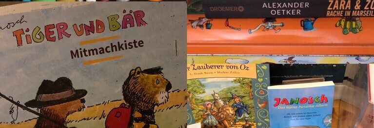 In unseren zahlreichen Bilderbuchkinos zeigen wir viele bunte Bilder und schöne Geschichten, erzählt von Euren Buchhändler*innen.
