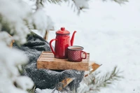Bücherpicknick im Winter - herzlich willkommen beim ersten Picknick im neuen Jahr!