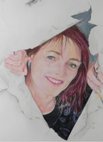 Ausstellung und Schnellportraits von der Künstlerin Doris Freitag