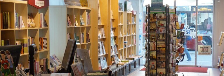 TRIO Buchhandlung Innenansicht