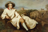 Goethe, Tischbein und der linke Fuß